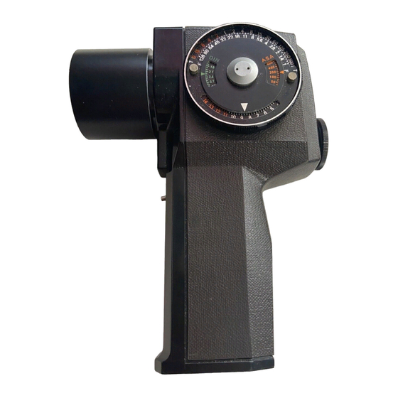 PENTAX HONEYWELL 1/21 DEGREE SPOTMETER OPERATING MANUAL Pdf Download |  ManualsLib