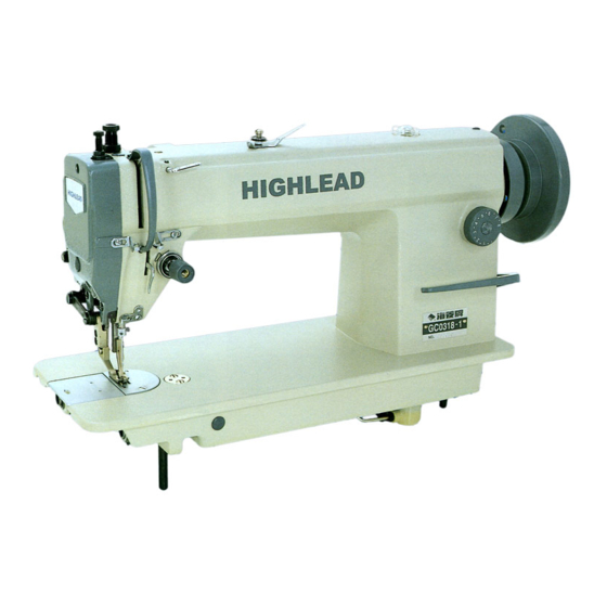 HIGHLEAD GC0318-2 Instruction Manual Parts Catalog