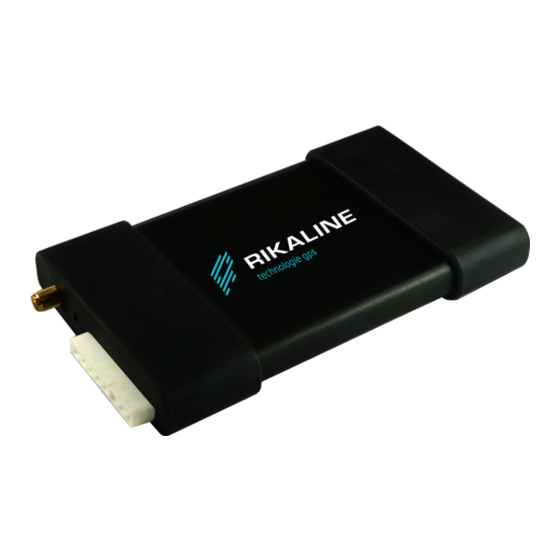 Rikaline GpsLogistic Pro User Manual