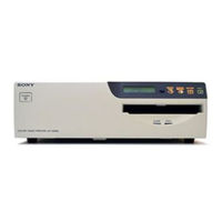 Sony UP-50MDU Instructions For Use Manual