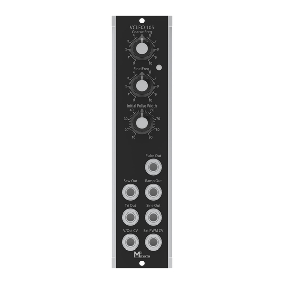 M2SYNTH VCLFO 105 Assembly Instructions
