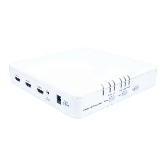 CYP CWHDI-TX1 Operation Manual