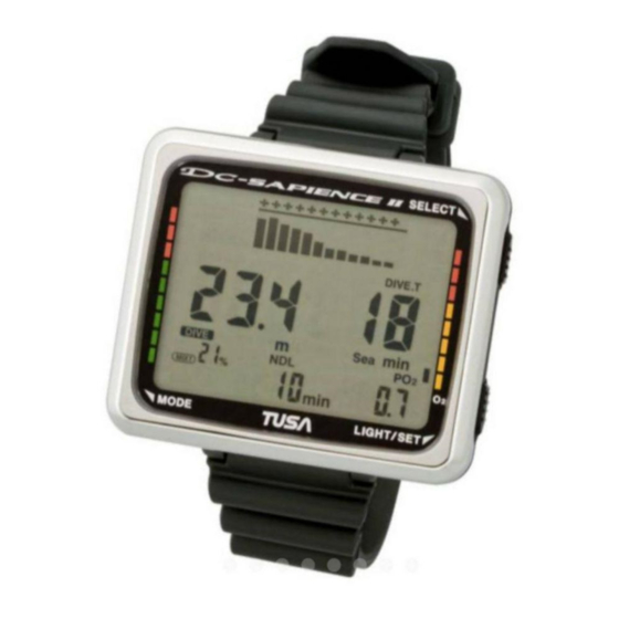 Tusa IQ-850 DC-Sapience Operating Manual