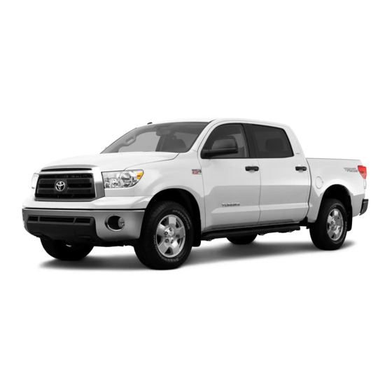 Toyota 2012 Tundra Owner's Manual