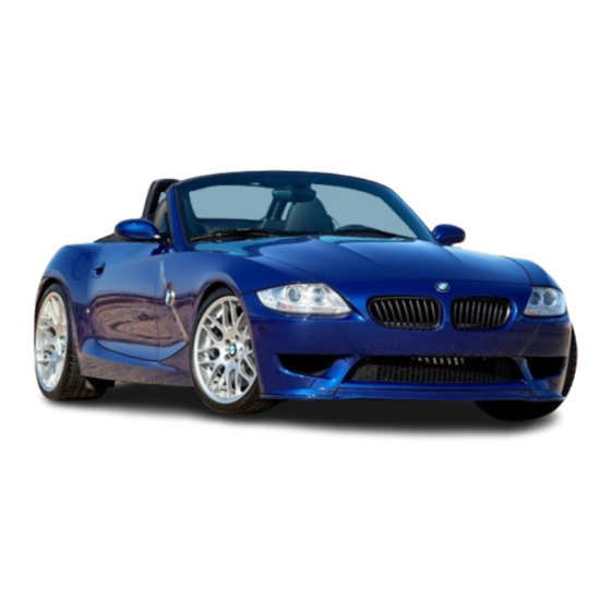 BMW M Coupe 2006 Service And Warranty Information