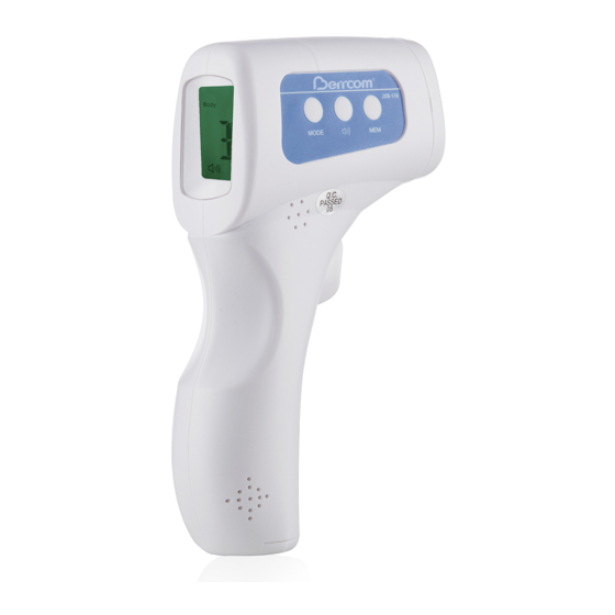 AMG Medical FeverScan 016-662 User Manual