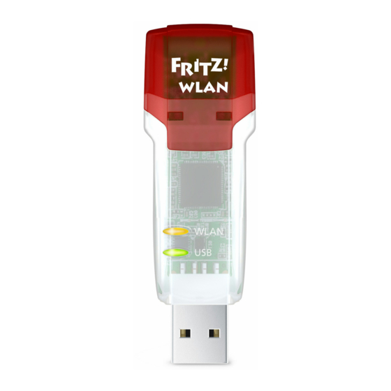 AVM FRITZ!WLAN USB Stick Installation, Configuration And Operation