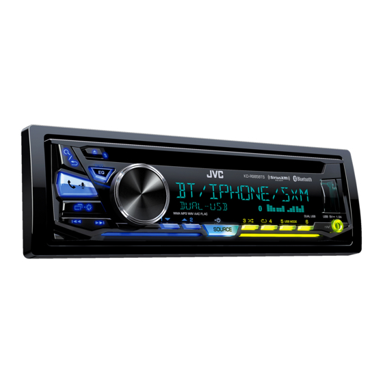 JVC KD-R780BT Instruction Manual