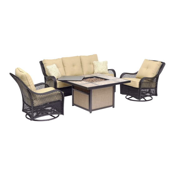 Hanover Orleans ORL4PCTFPSW2-TAN Manual