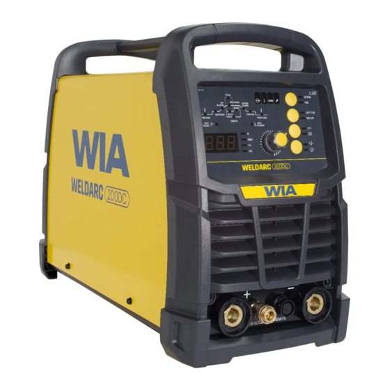 WIA WELDARC 200DC Operator's Manual