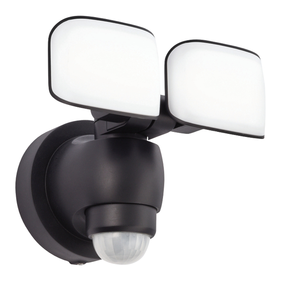 Saxby Lighting Sentinel CCT Twin PIR Wall Instruction Manual