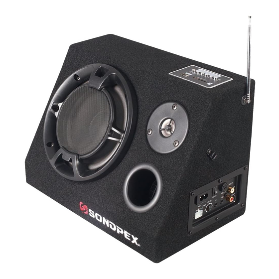 SDX Audio Bluetooth Speaker System & Digital Music Player User Manual And Installation Instructions