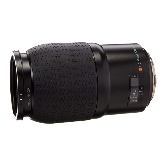 Hasselblad HC Macro 4/120 Specification Sheet