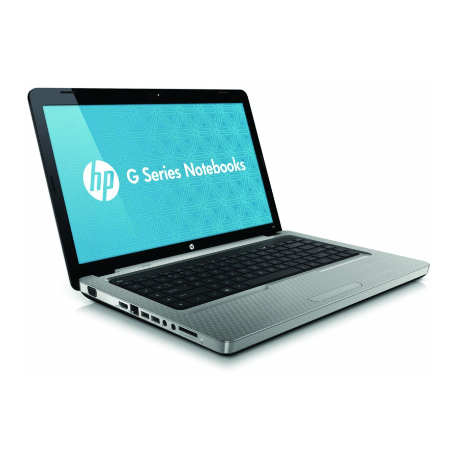 HP G62 Series Manuals