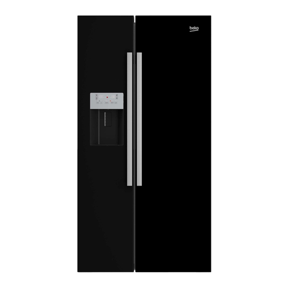 Beko ASN541B Installation, Operation & Food Storage Instructions