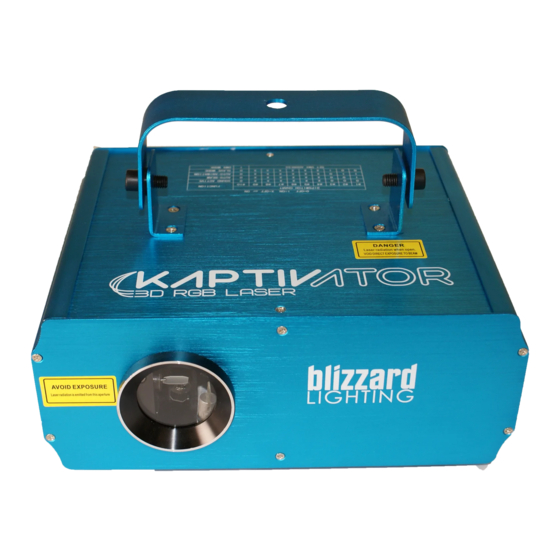 Blizzard Lighting Kaptivator Fixture Manuals