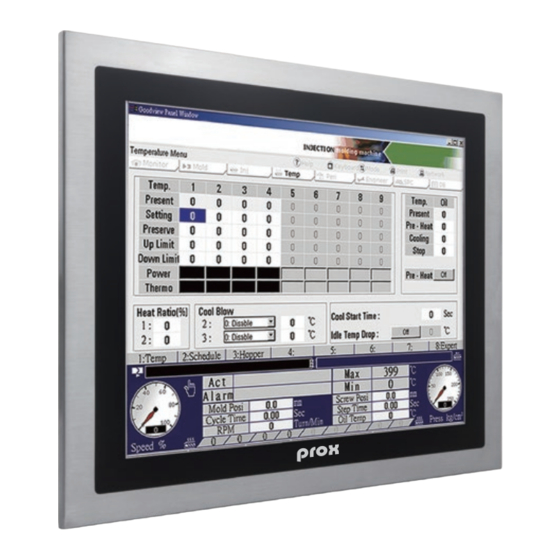 protech SP-7165 Touchscreen Panel PC Manuals
