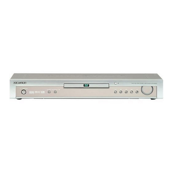Samsung DVD-HD931 User Manual