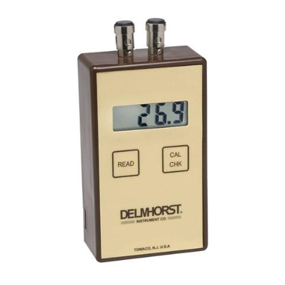 Delmhorst Instrument Co KS-D1 Operating Instructions Manual