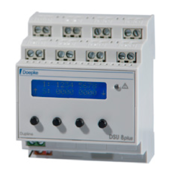 Doepke DSU 8plus Installation And Operating Manual
