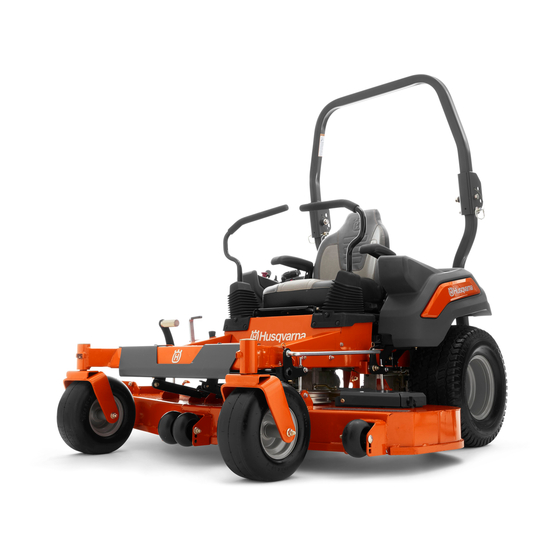 Husqvarna Z460X Service Manual