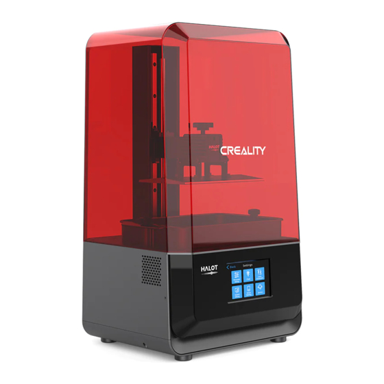 Creality HALOT-LITE User Manual