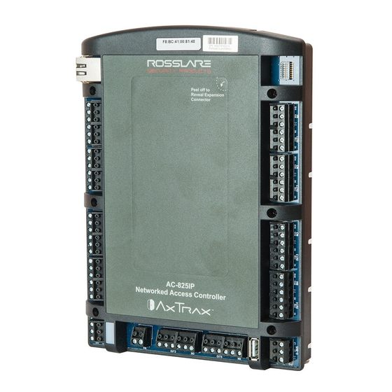 Rosslare AC-825 Hardware Installation And User's Manual