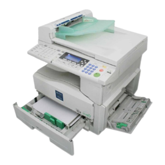 Ricoh Aficio 1515 Facsimile Reference Manual