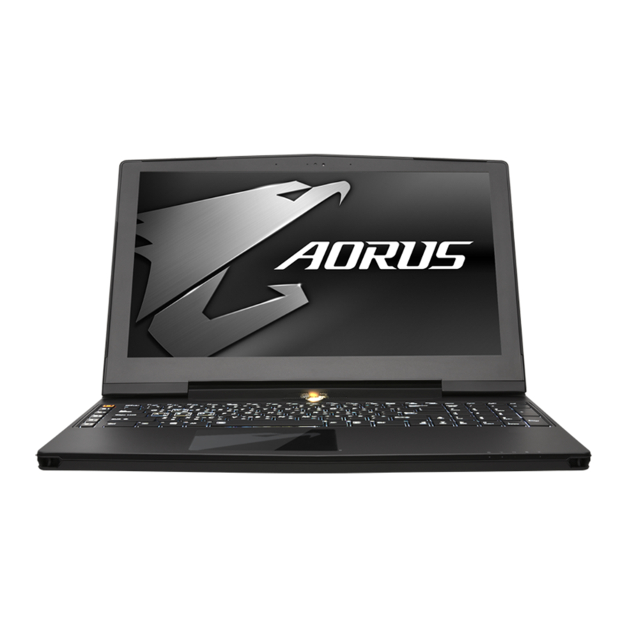 GIGABYTE X5 v8 - Portable Laptop Manual