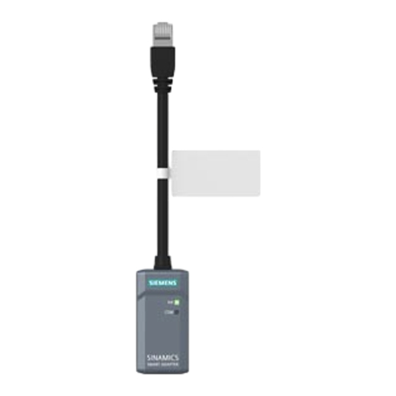 Siemens SINAMICS Smart Adapter Compact Manuals