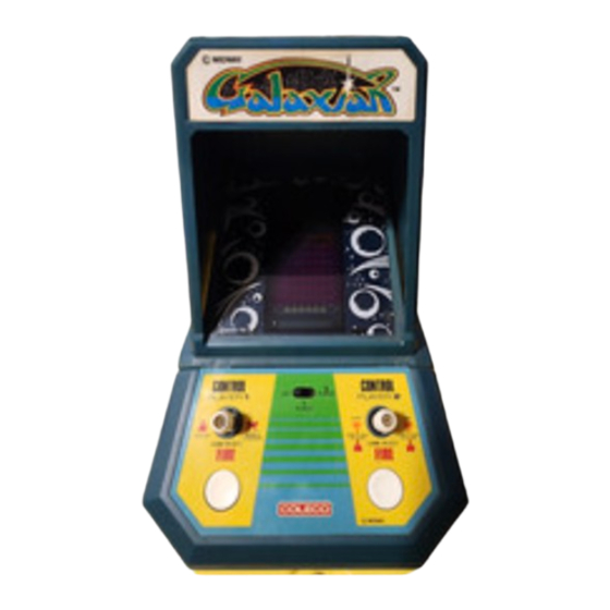 Midway Coleco Galaxian 2380 Operating Instructions And Game Rules