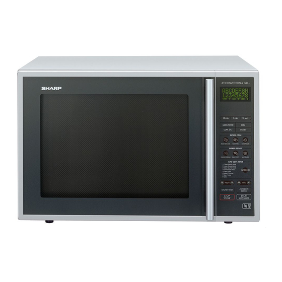 Sharp R-959(SL)M-AA Quick Start Manual