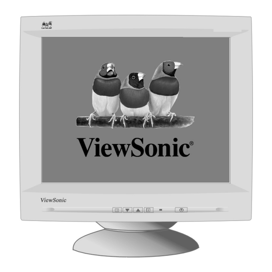 ViewSonic PF790 User Manual