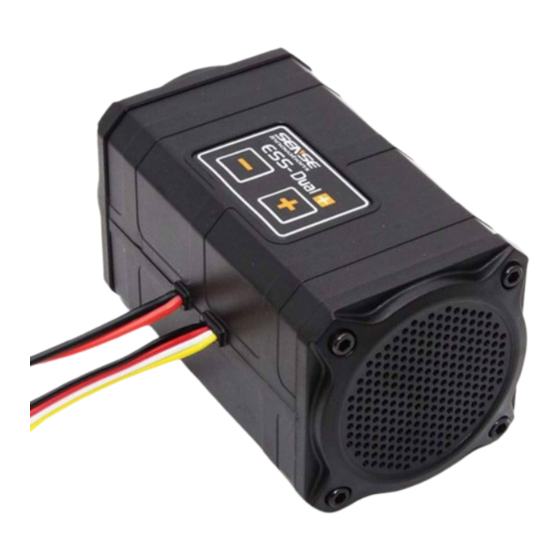 Sense Innovations ESS-DUAL+ Quick Manual