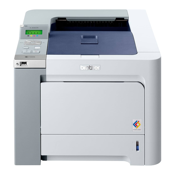 Brother HL-4050CDN Network User's Manual