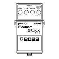 Roland PowerStack ST-2 Service Notes