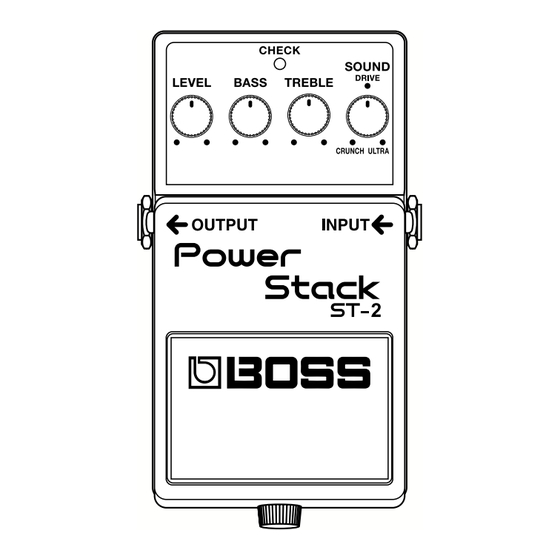 Roland PowerStack ST-2 Service Notes