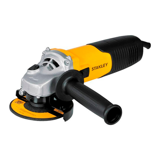 User Manuals: Stanley STGS8115 Angle Grinder