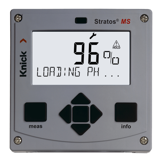 Knick Stratos MS A405 User Manual