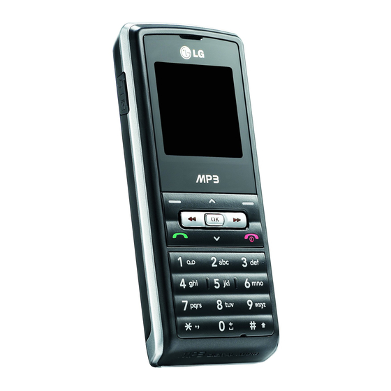 LG KP110 User Manual
