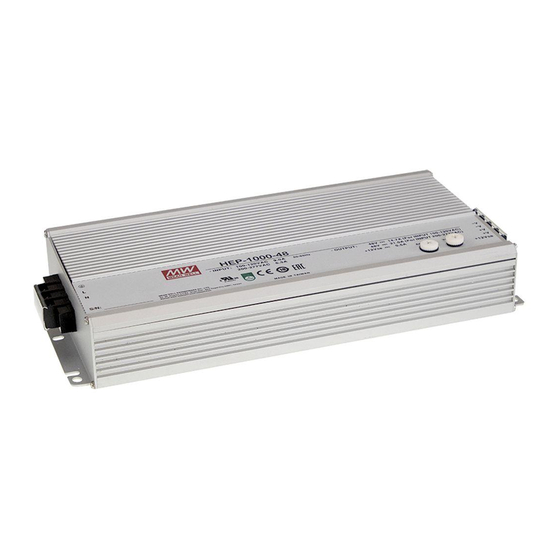 Mean Well HEP-1000 User Manual