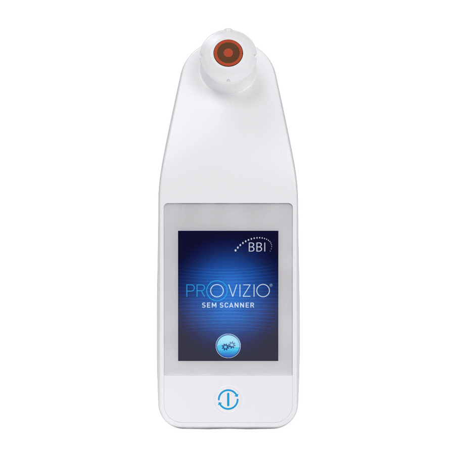Provizio SEM Scanner Quick Start Manual