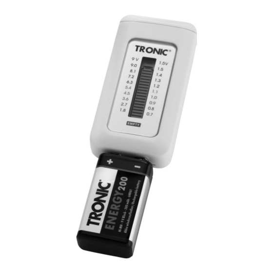 Tronic H12276 Operation And Safety Notes