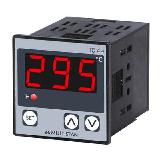 MULTISPAN TC-49 Operating Manual