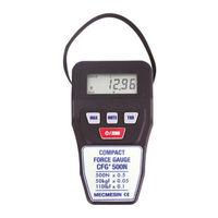 Mecmesin Compact Force Gauge+ Manual