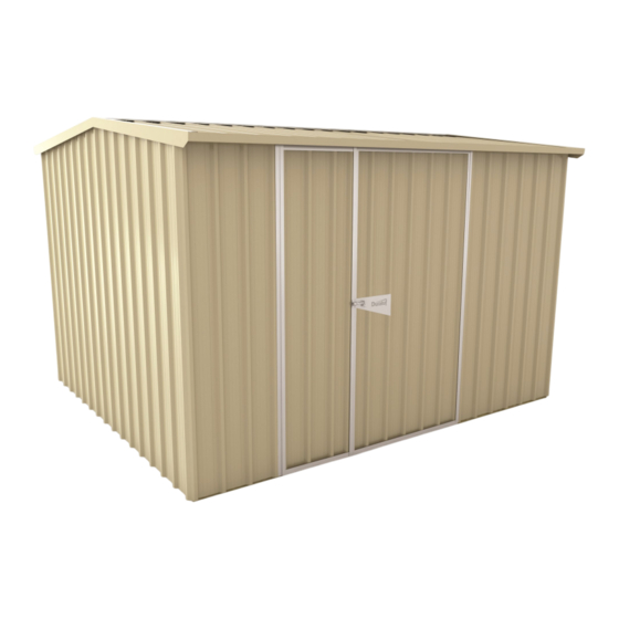 Riverlea Duratuf Guardian SHED SG3025 Assembly Instructions Manual