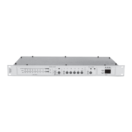 R.V.R. Elettronica SDC100 User Manual