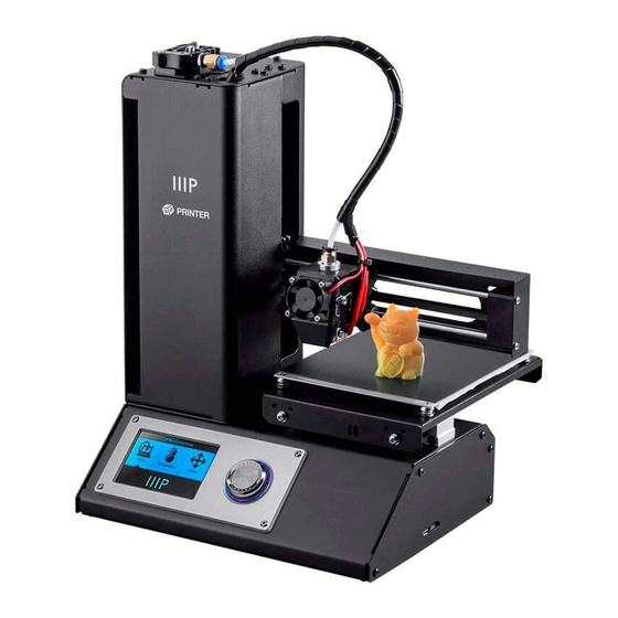 Monoprice Select Mini 3D Printer V2 User Manual