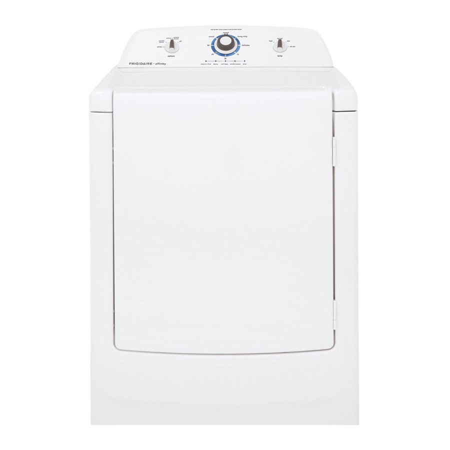 Frigidaire FARG1011MW L'utilisation Et L'entretien