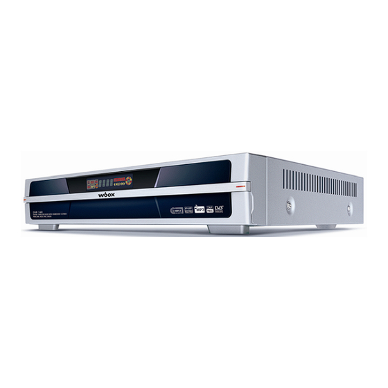 wbox DVR 160 User Manual